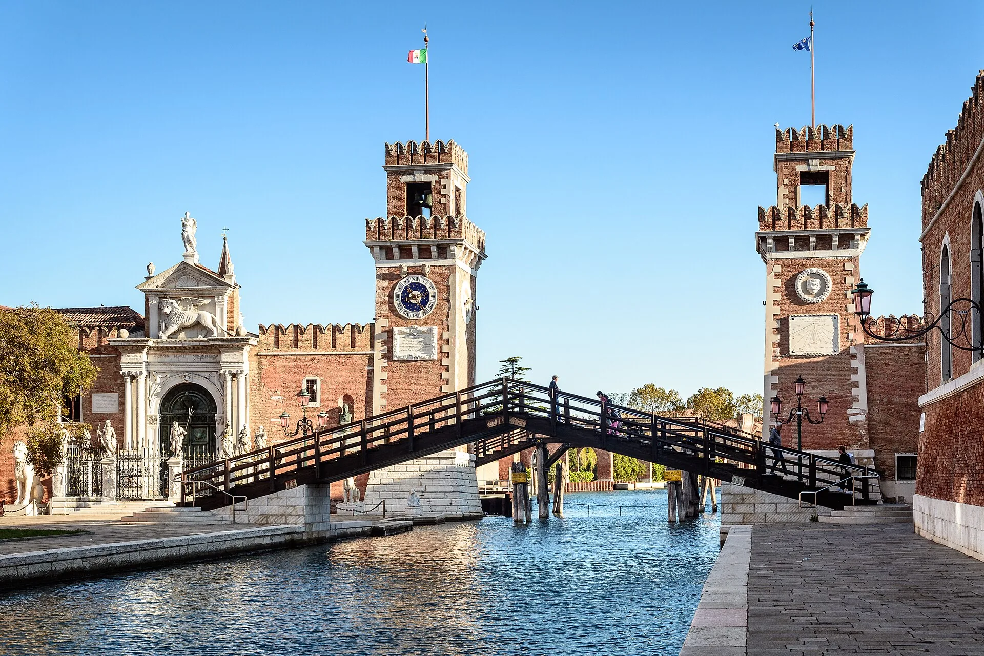 L'ingresso dell'Arsenale di Venezia, nel sestiere di Castello